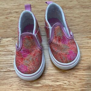 Toddler VANS Floral Slip-On Shoes